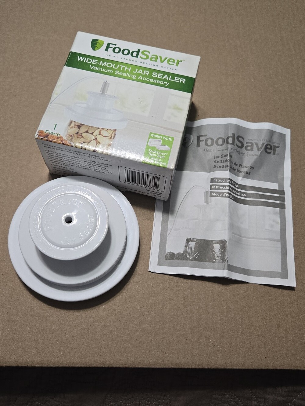 FoodSaver T03-0023-01P Wide Mouth Jar Sealer, jar sealer piece only